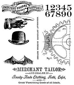Tim Holtz - Stimplasett - Dapper