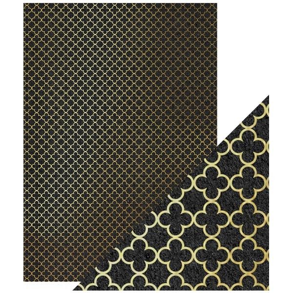 Tonic Studios - Golden Quatrefoil - A4