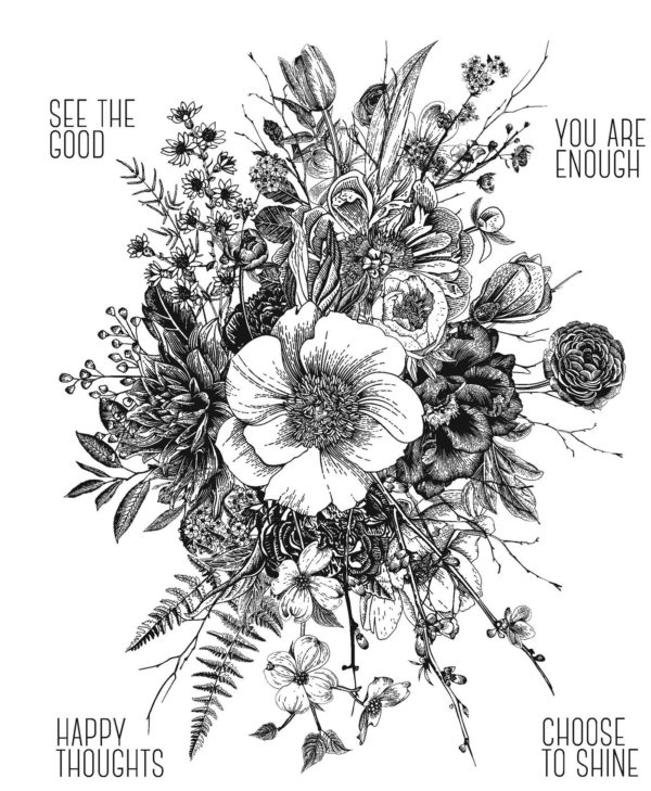 Tim Holtz - Stimplasett - Glorious Garden