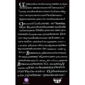 Prima - 6x9 Stencil - Manuscript