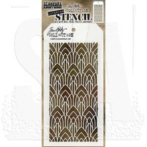 Stampers Anonymous - Tim Holtz - Layering Stencil - Deco Arch