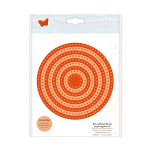 Tonic Studios - Layering Skurðarmót - Cross Stitch Circle