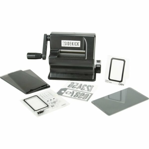 Sizzix Sidekick starter kit - Lítil skurðarvél með startpakka - Svört - Image 2