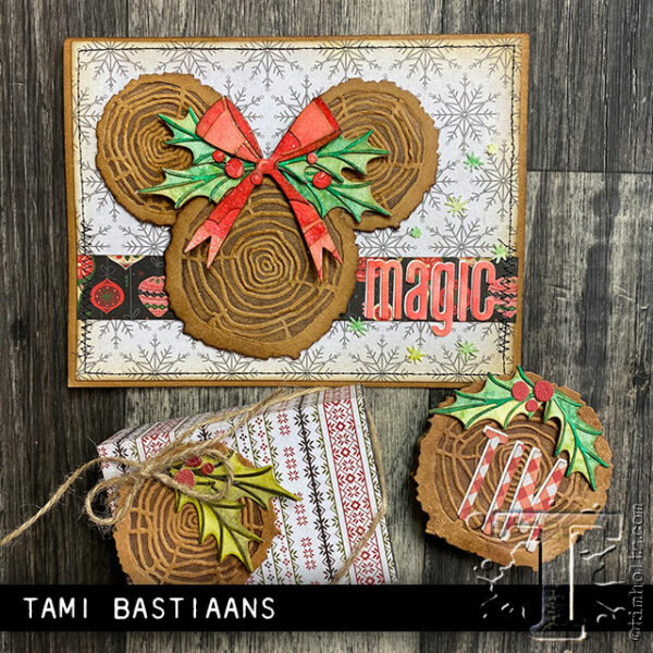 Sizzix - Tim Holtz - Skurðarmót - Tree Rings Mini - BIGZ +Embossing folder - Image 4
