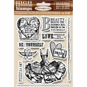 Stamperia - HD Rubber Stamps - Fly High - Stimplar