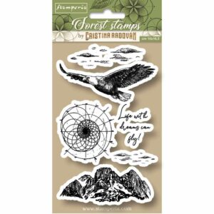 Stamperia - Forest Stamps - Eagle - Stimplar