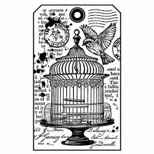Stamperia - Tag Stimpill - Little Cage - Stimplar