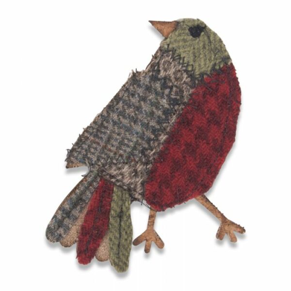 Sizzix - Tim Holtz - Skurðarmót - Patchwork Bird -BIGZ