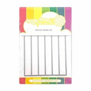 Waffle flower dies - vertical stripes - Skurðarmót