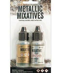Ranger Alcohol Ink - Mixatives - Gull og Silfur