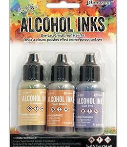 Ranger Alcohol ink - Litir: Lemonade, Peach Bellini, Cool Peri
