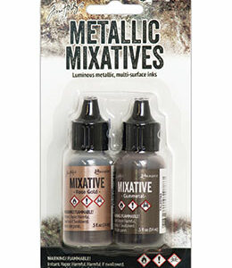 Ranger Alcohol Ink - Mixatives - Rose Gold og Gunmetal