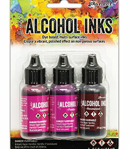 Ranger Alcohol ink - Litir: Gumball, Fiesta, Rosewood