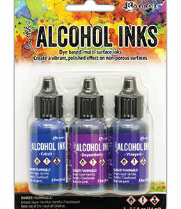 Ranger Alcohol ink - Litir: Cobalt, Boysenberry, Vineyard