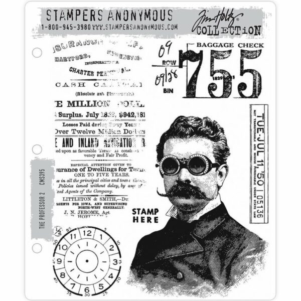 Tim Holtz - Stimplasett - The Professor 2