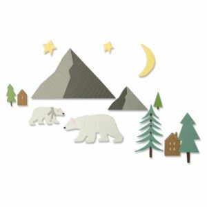 Sizzix - Skurðarmót - Arctic Bear