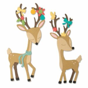 Sizzix - Skurðarmót - Christmas Deer