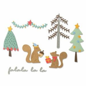 Sizzix - Skurðarmót - Festive tails