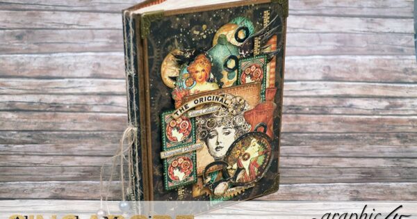 Graphic 45 - 12x12 - Steampunk Debutante + chipboard og Límmiðar - Image 3