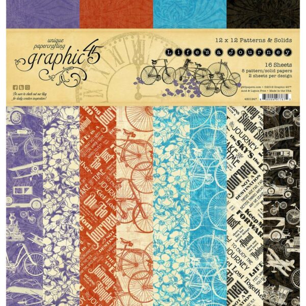 Graphic 45 - 12x12 - Life´s a Journey