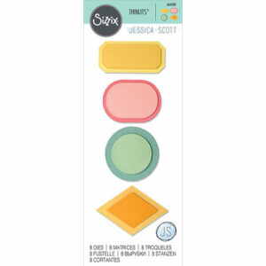 Sizzix - Skurðarmót - Modern labels