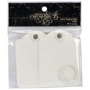 Graphic 45 - Tags - ATC White