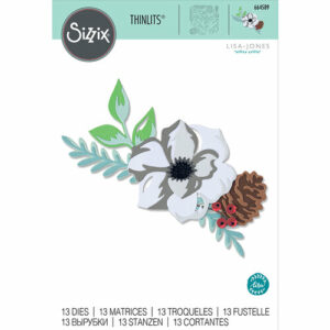 Sizzix - Skurðarmót - Layered Winter Flower