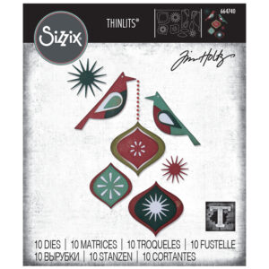 Sizzix - Tim Holtz - Skurðarmót - Ornamental Birds