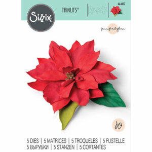 Sizzix - Skurðarmót - Elegant Poinsettia
