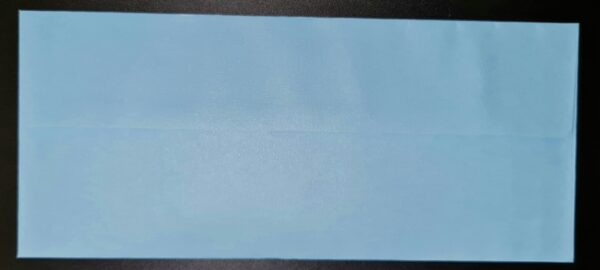 Bazzil basic paper - 10stk - löng mjó umslög - Ljós blá