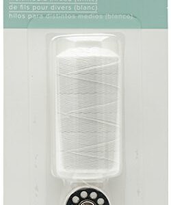 WE R Memory Keepers - Stitch happy - Saumavélaþráður - tvinni - Hvítur