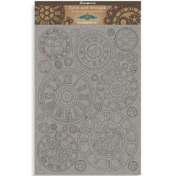 Stamperia - Greyboard - Sir Vagabond Gears