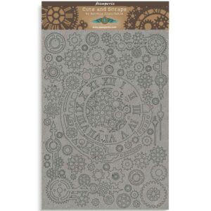 Stamperia - Greyboard - Sir Vagabond Gears and numbers