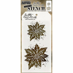 Stampers Anonymous - Stensill - Poinsettia duo