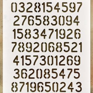 Tim Holtz - Stensill - Digits