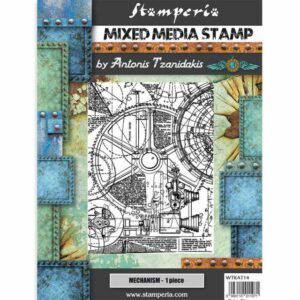 Stamperia - Mechanism - bakgrunns stimpill