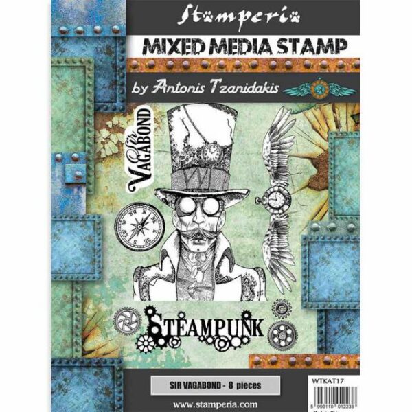 Stamperia - mixed media stimplar - Sir Vagabond