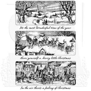 Tim Holtz - Stimplasett - Holiday Scenes