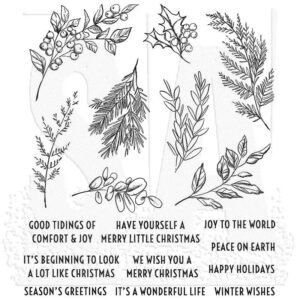 Tim Holtz - Stimplasett - Sketch Greenery