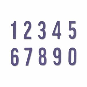 Sizzix - Skurðarmót - Bold Numbers