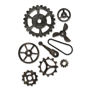 Sizzix - Tim Holtz - Skurðarmót -  Mechanical - BIGZ