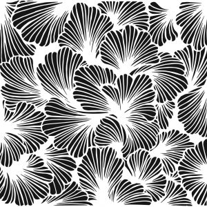 TCW Stencil - Lush Petals 12x12