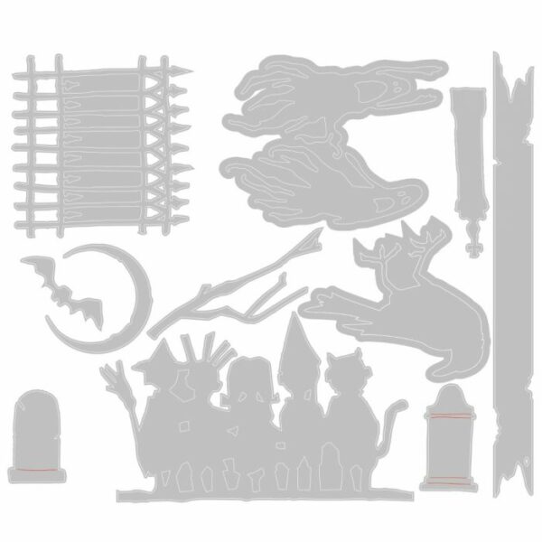 Sizzix - Tim Holtz - Skurðarmót - Vault Series: Halloween 2021 - Image 2