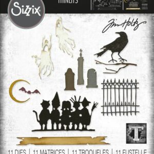Sizzix - Tim Holtz - Skurðarmót - Vault Series: Halloween 2021