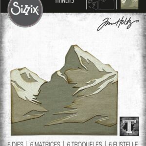 Sizzix - Tim Holtz - Skurðarmót - Mountain Top