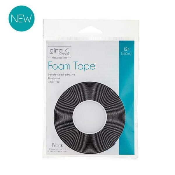 Gina K - Foam tape - Svart