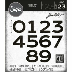 Sizzix - Tim Holtz - Skurðarmót - Countdown