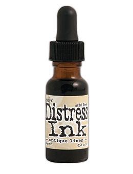 Tim Holtz Distress® Ink Pad Re-Inker - Blek Fylling - Antique Linen