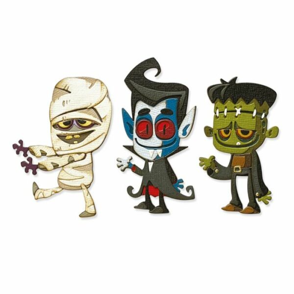 Sizzix - Tim Holtz - Skurðarmót - Costume Party, Colorize - Image 2