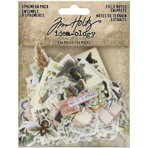 Ephemera pack – Tim Holtz – Field Notes Snippets